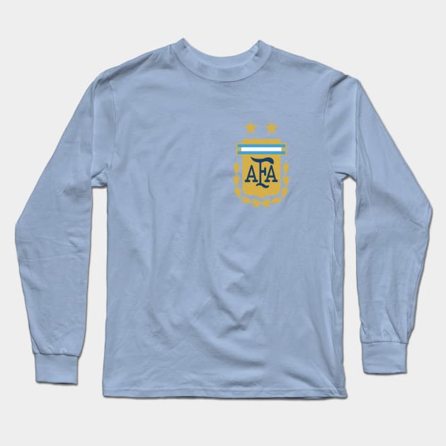 Argentina Football Sports Long Sleeve T-Shirt by SevenMouse